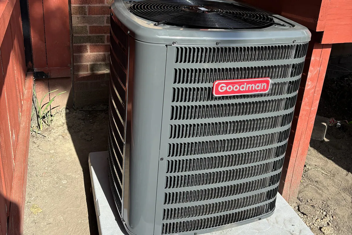 After — commercial A/C replacement