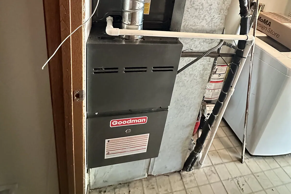 After — furnace replacement